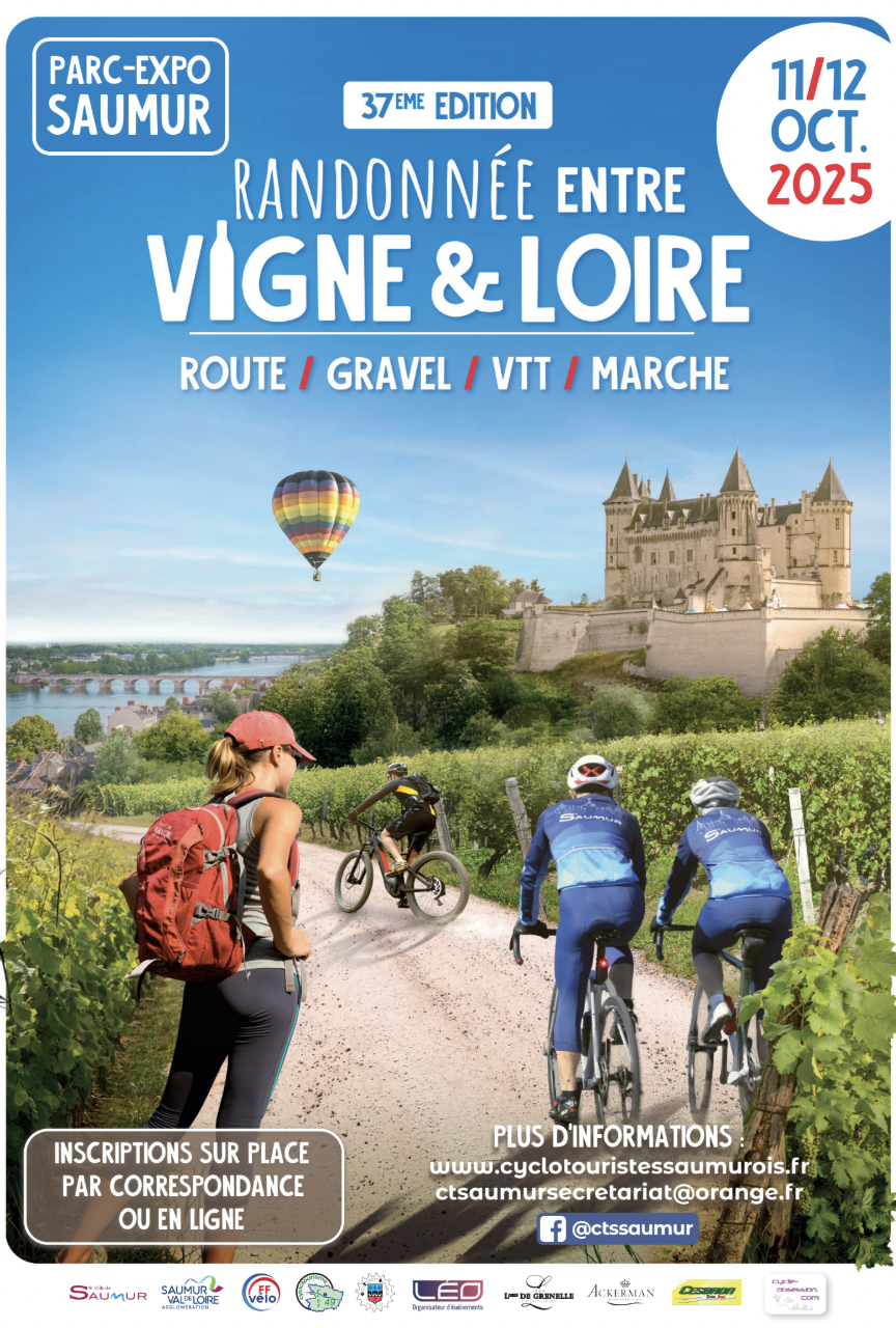 Affiche Randonnée entre Vigne et Loire les 11 et 12 octobre